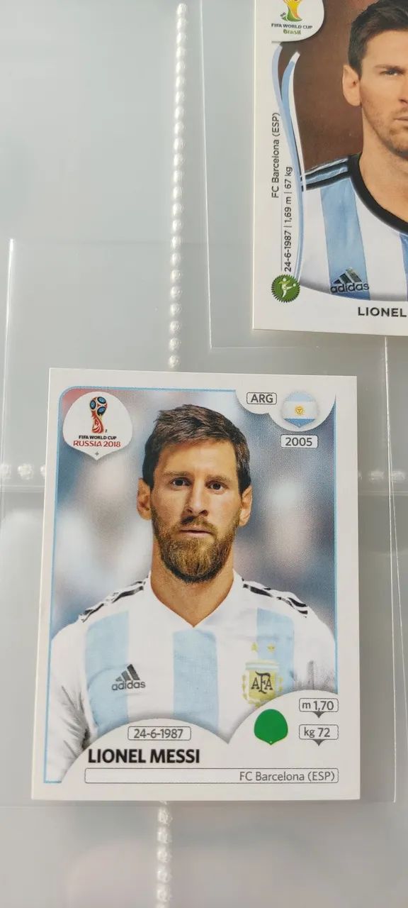 Lote figurinhas Lionel Messi Panini  - Foto 4