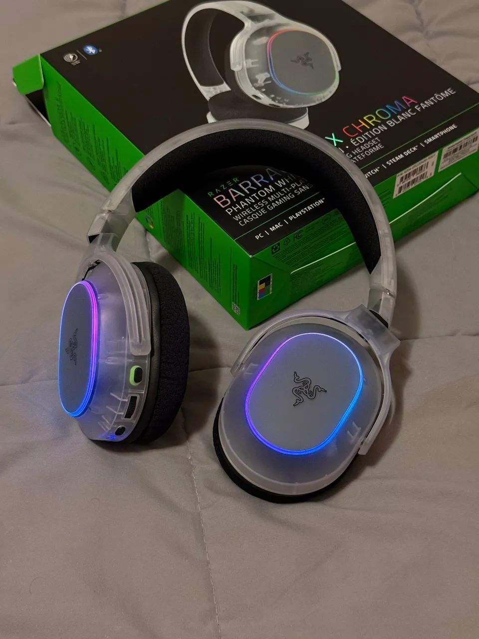 Headset Razer Barracuda X Chroma Phantom White