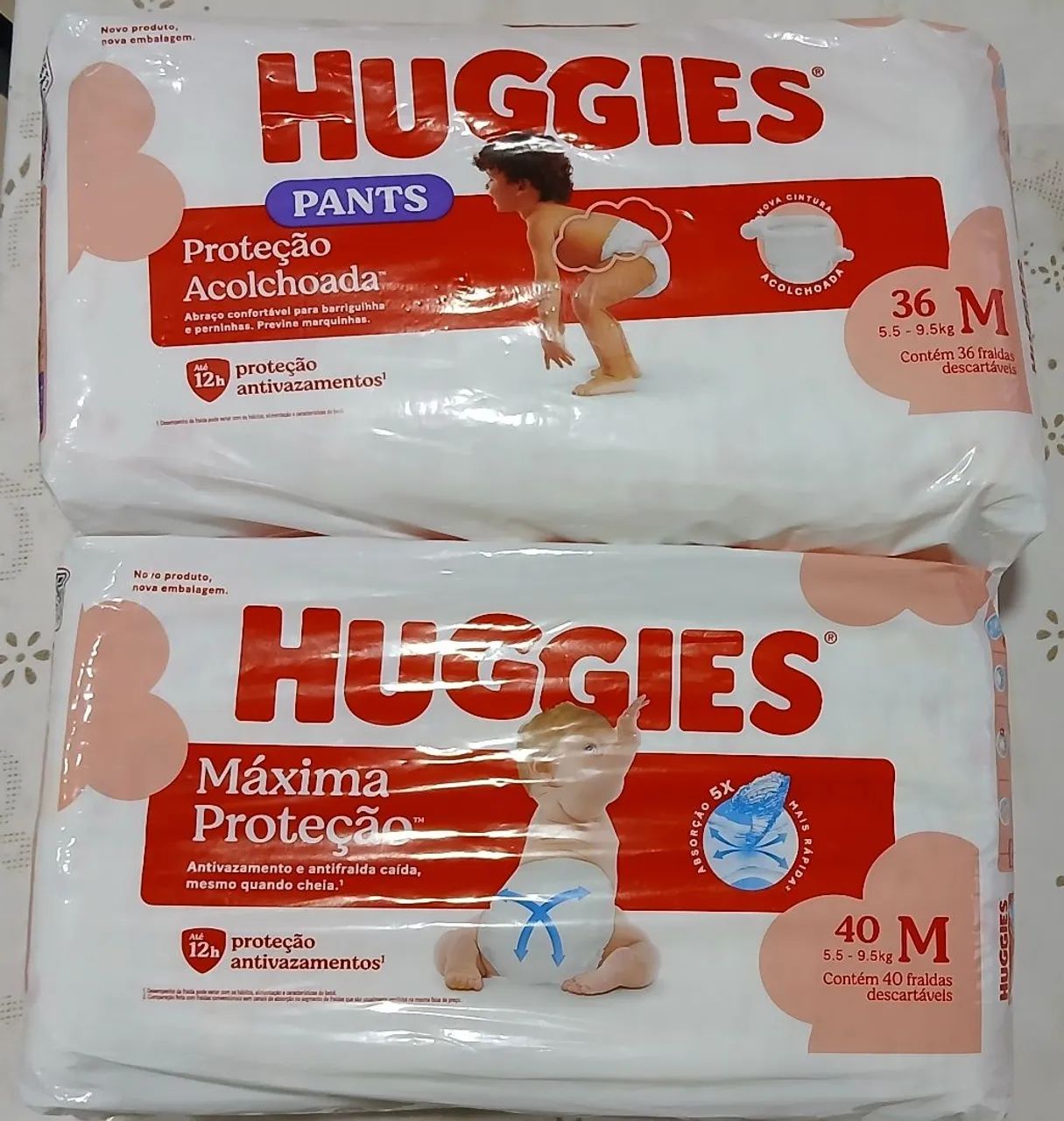 Fralda Huggies Máxima Proteção tamanho M - Foto 2