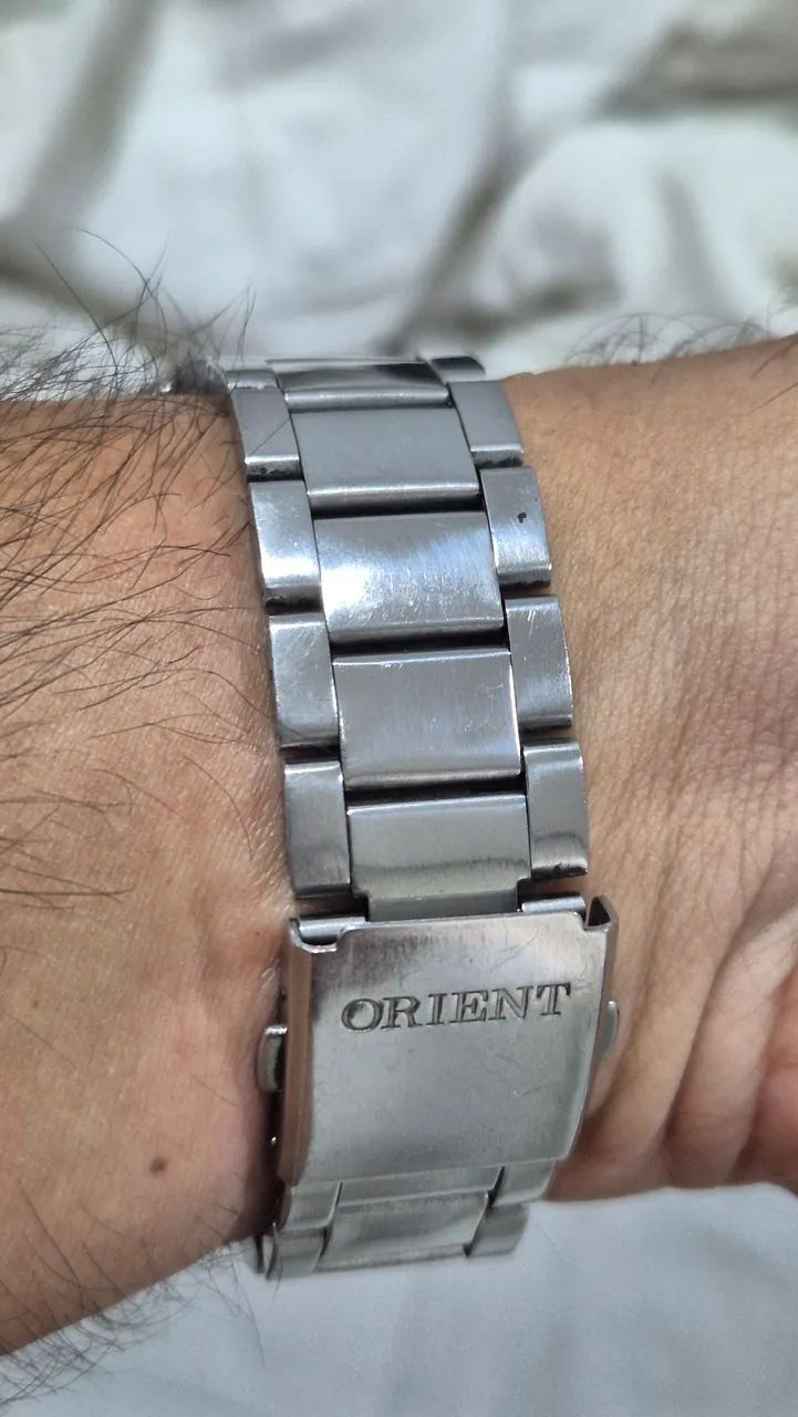 Relógio ORIENT SPORT  BRANCO  50M   -   ÓTIMO ESTADO - Foto 5