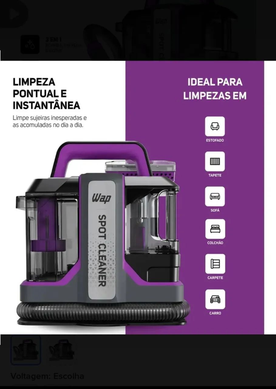 Extratora Limpeza a Seco