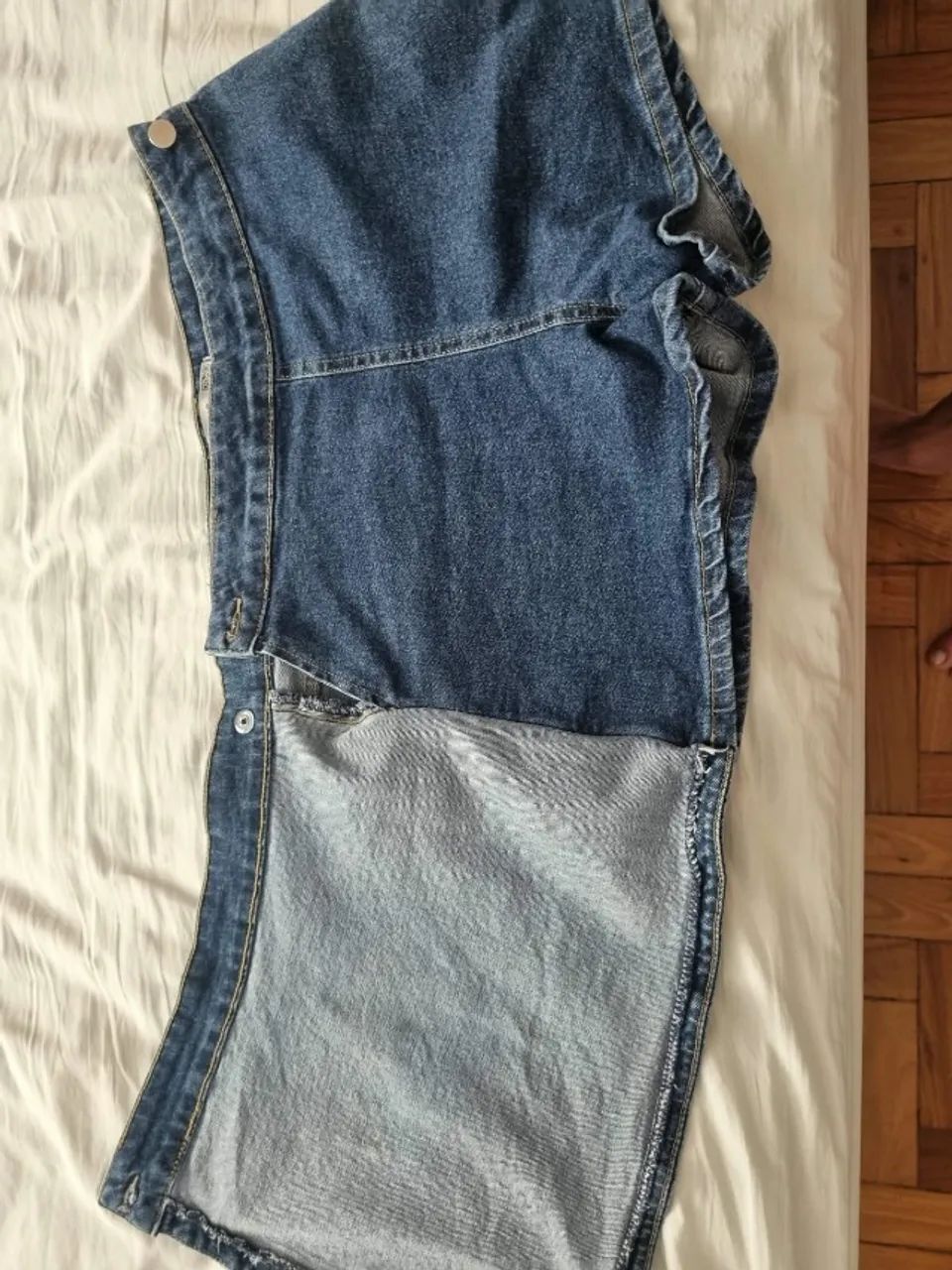 Short saia jeans - Foto 2
