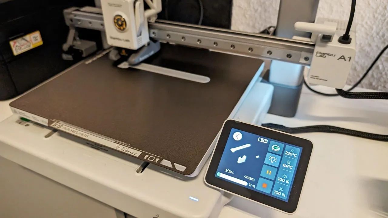 Impressora 3D Bambu Lab A1 Combo - Pouco Uso, Funcionando Perfeitamente + AMS Lite - Foto 4