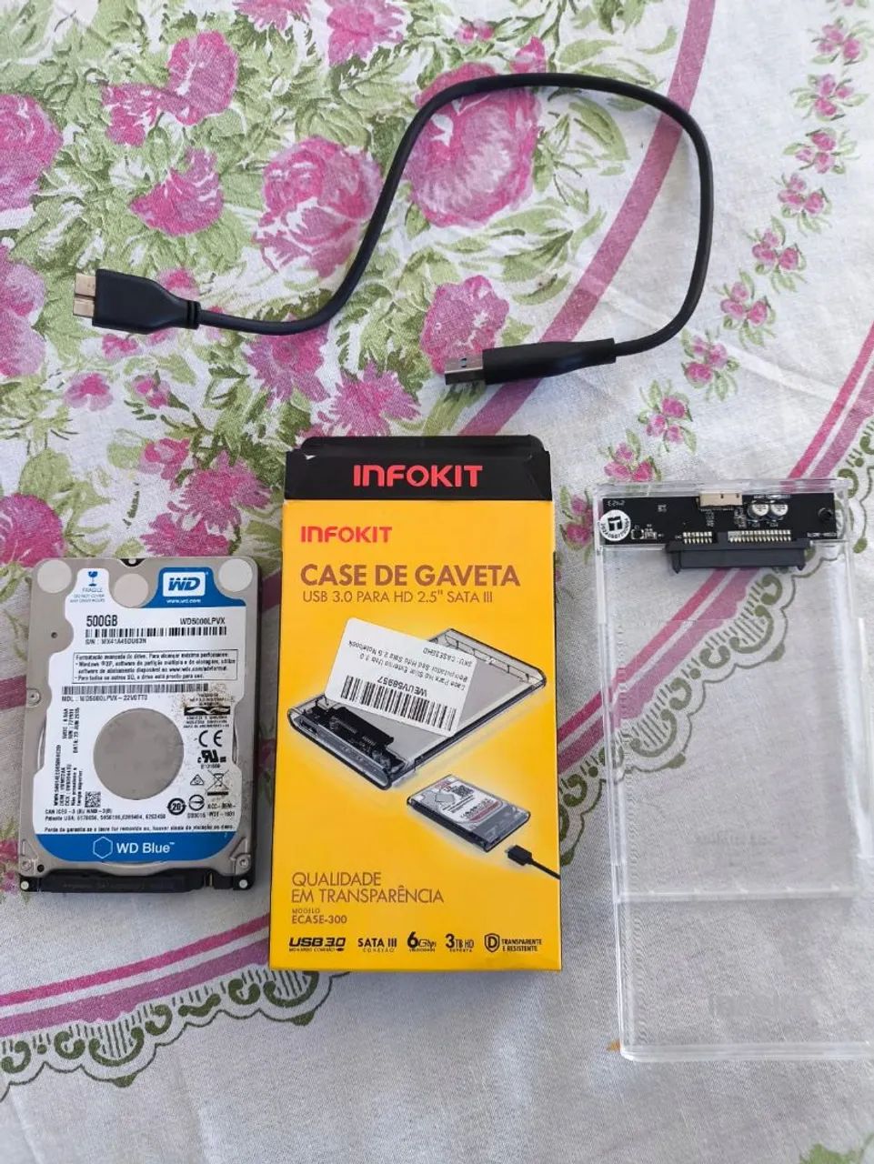 Case + Hd externo 500gb - Foto 3