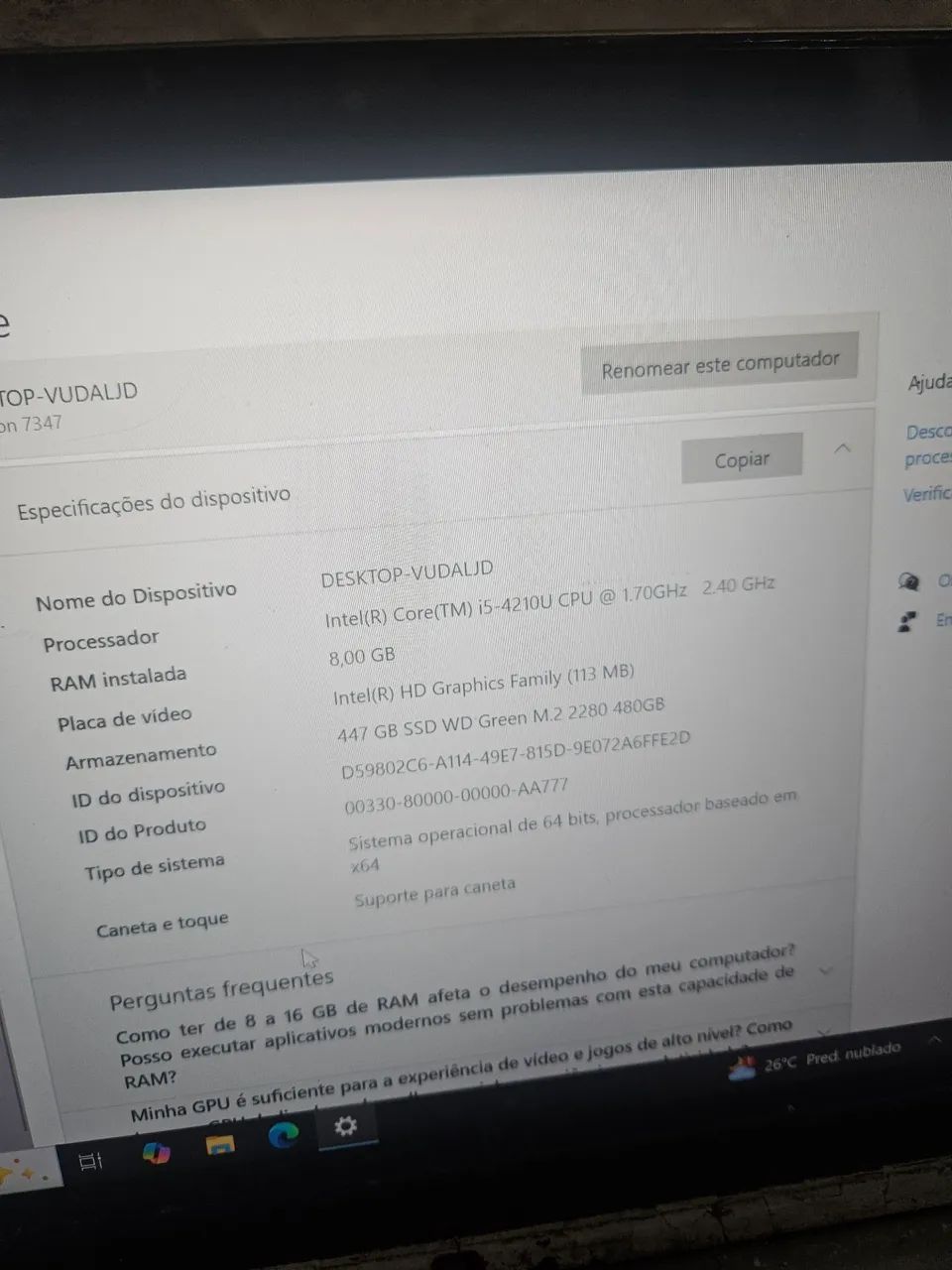 NOTEBOOK DELL INSPIRON 14 - Foto 3