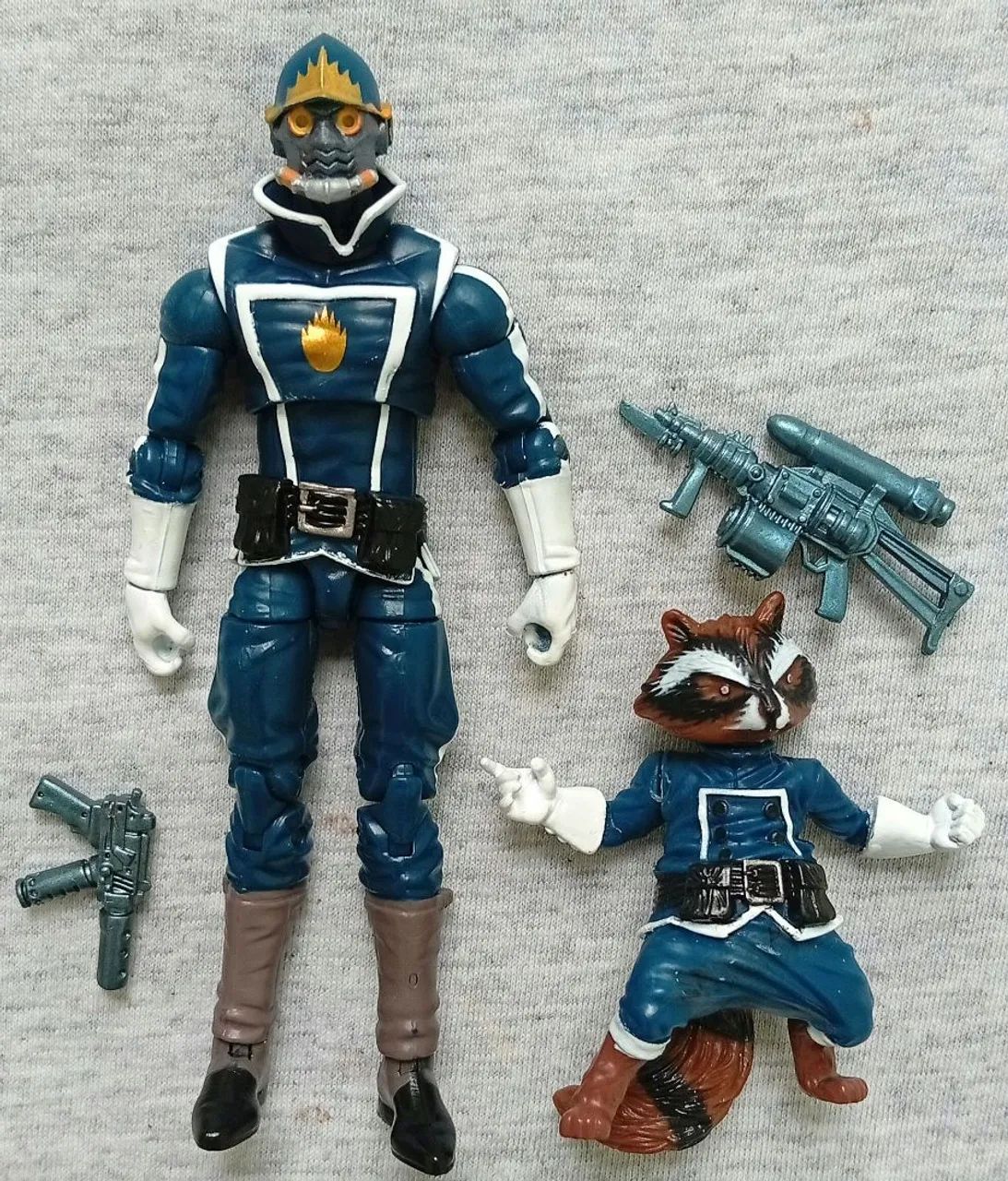 Marvel universe Sr das estrelas e Rocket guardiões das galáxias 3,75