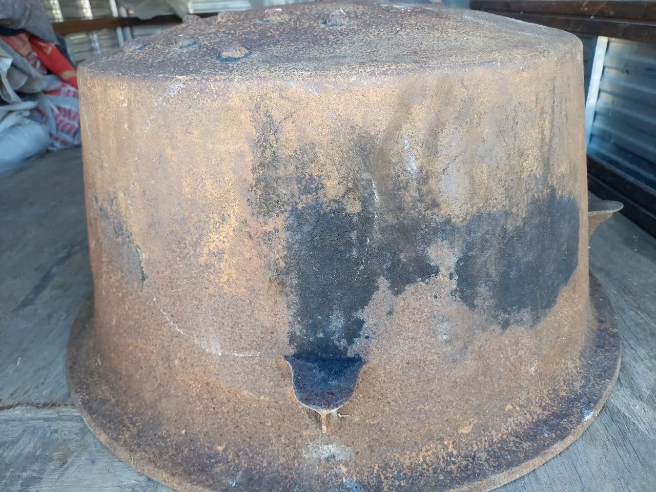 Tacho de ferro antigo  - Foto 3