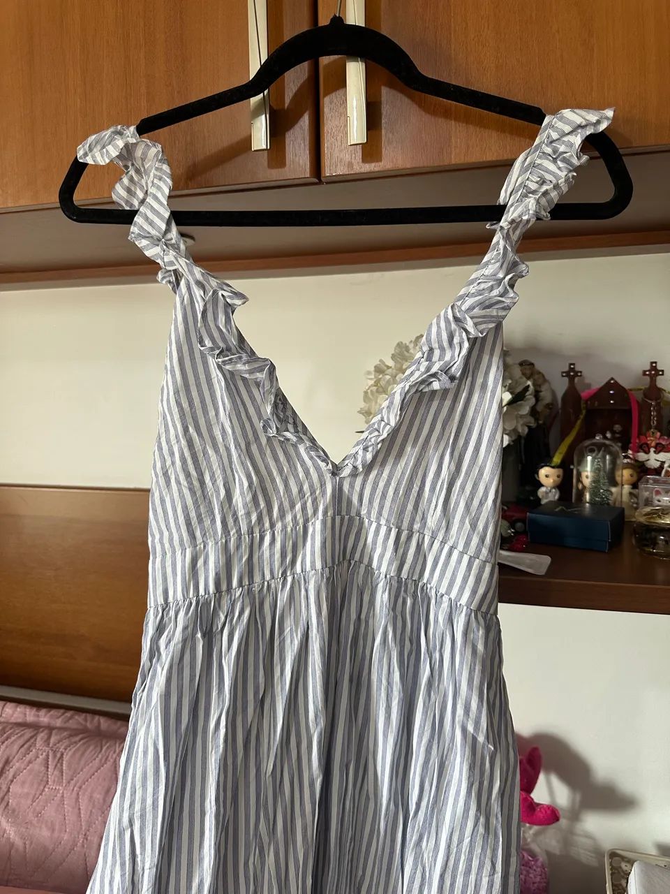Vestido listrado longo Forever 21  - Foto 4