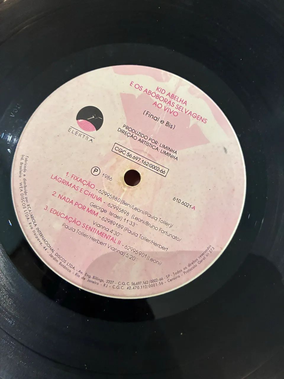 Disco Vinil Kid Abelha e os Abóboras Selvagens  - Foto 3