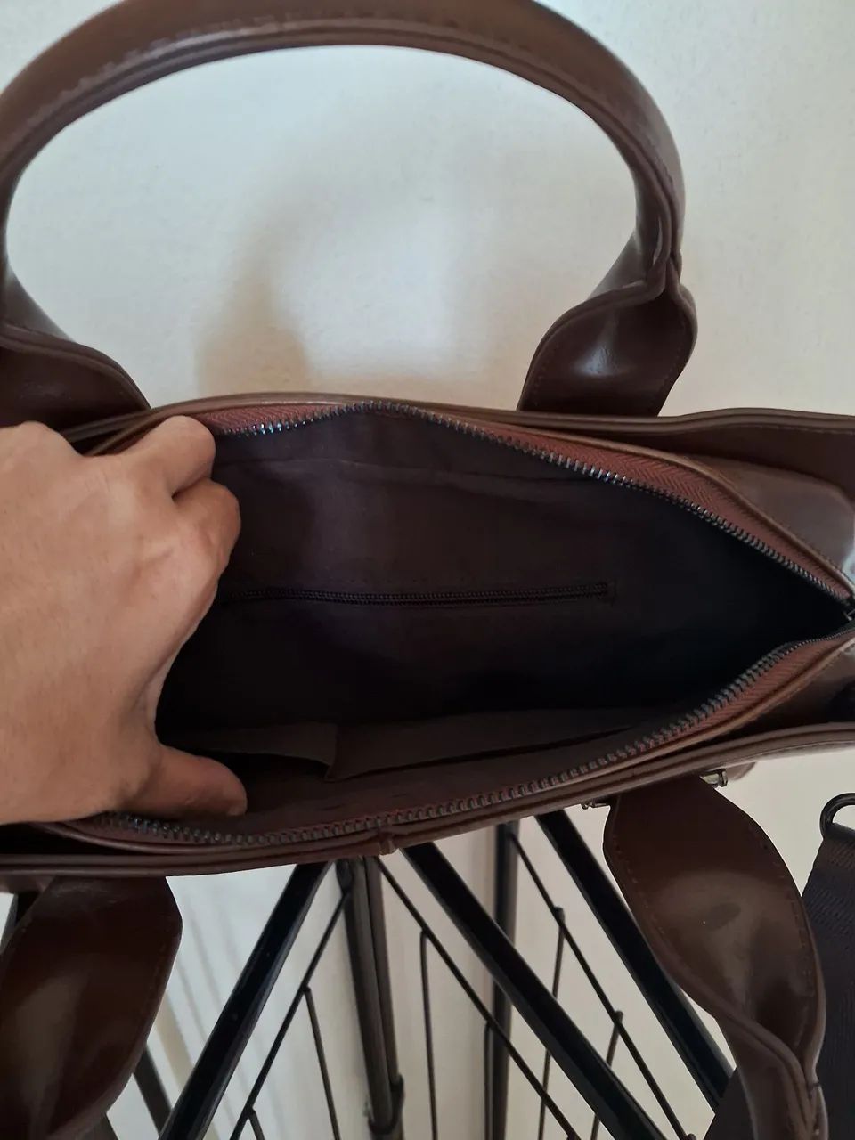 Bolsa couro legítimo  - Foto 3