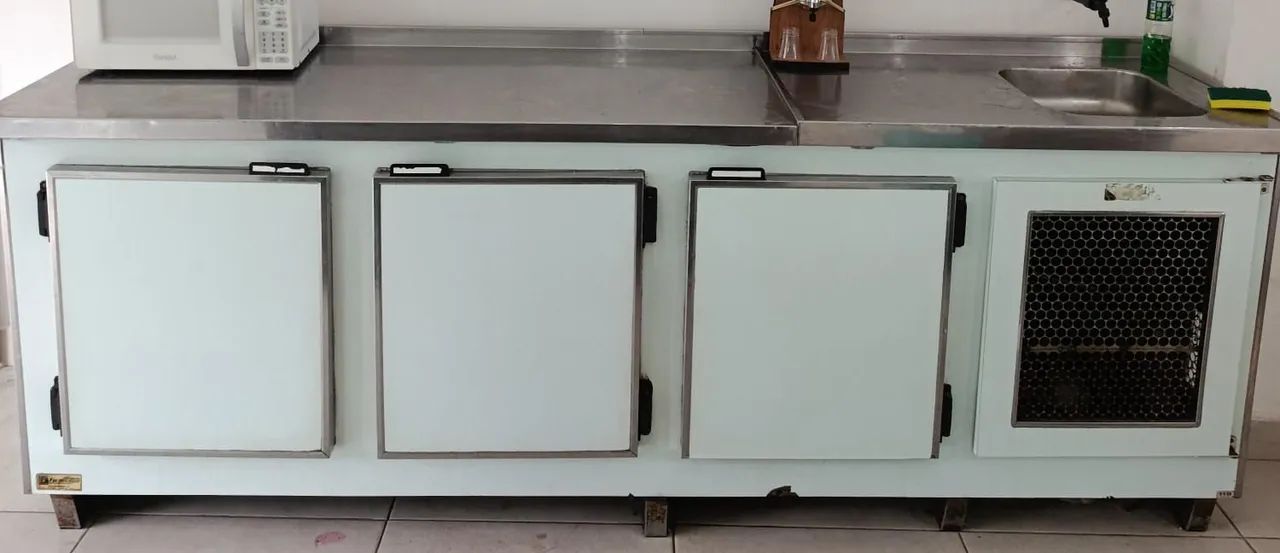 Balcão refrigerador com pia inox  - Foto 3
