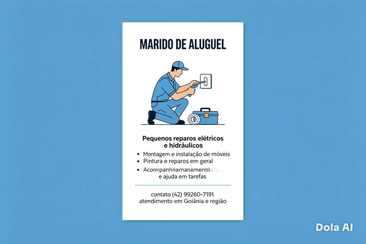 Marido de aluguel R$50,00