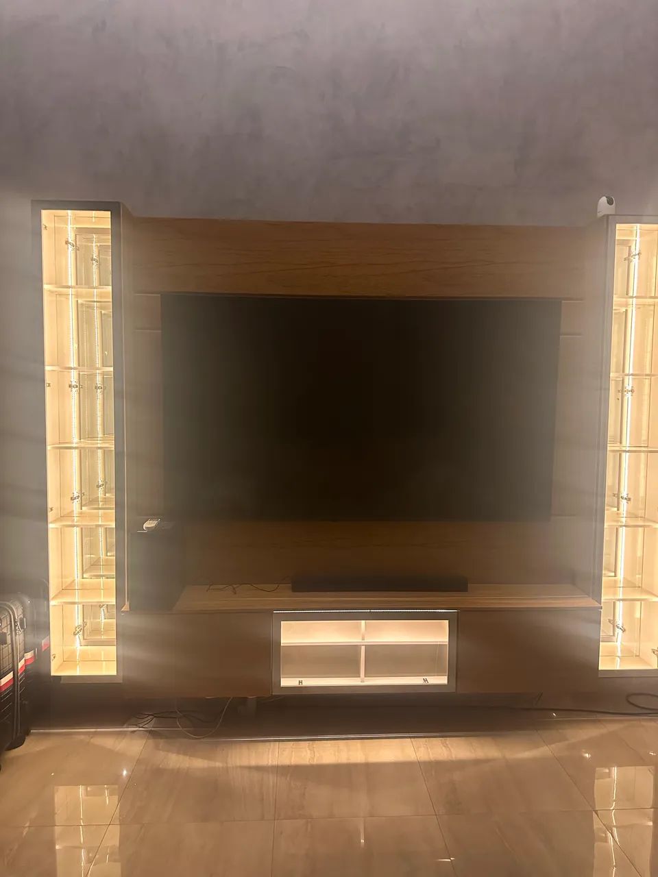 Rack para TV até 85? para sala com LED em MDF - Foto 2