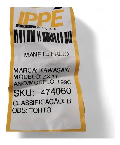 Manete Freio Kawasaki Zx 11 1996 Com Avaria Preto - Peças para