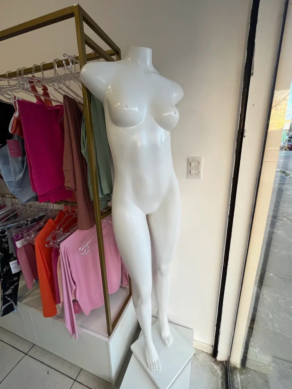 Manequim loja de roupas 