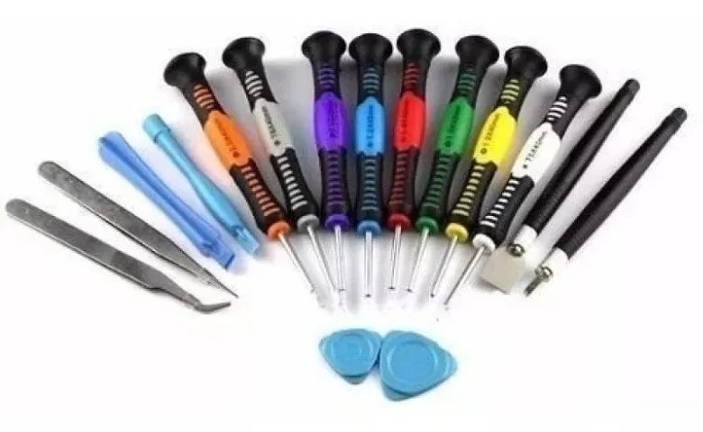 Chave Para Abrir Celular Kit Precisão Espátula Pinça Iphone - Foto 5