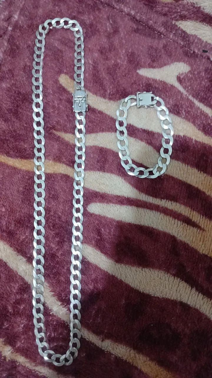 Conjunto de Prata escama de Peixe  - Foto 2