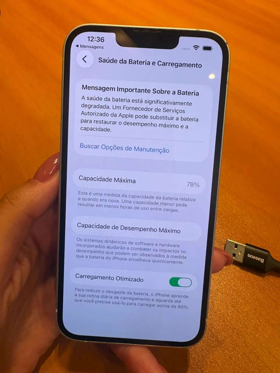 iPhone 14 - 128 GB em perfeito estado - Foto 4