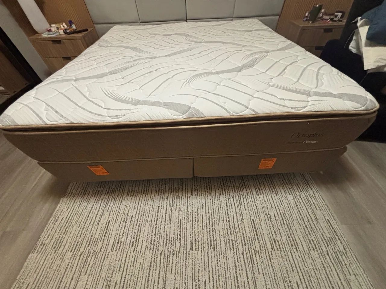 Colchão e base de cama king size - Foto 4