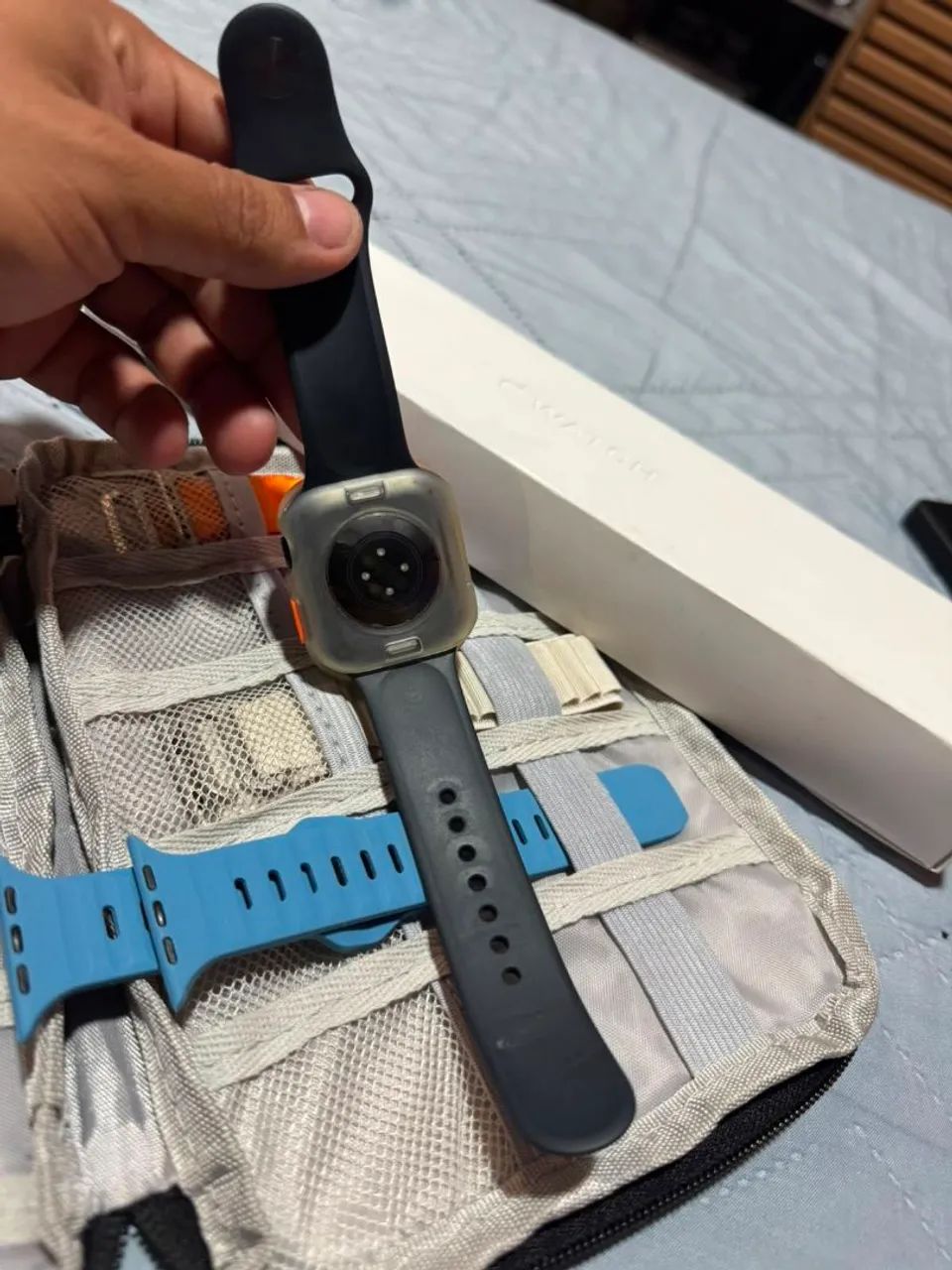 V/T Apple watch 8 45mm completo( troco por Galaxy watch 8 ou ultra). - Foto 3