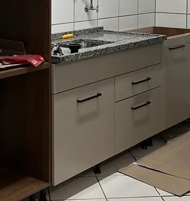Cozinha com pia de pedra - Foto 4