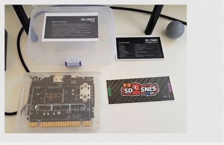 Cartucho SD2SNES Completo com Estojo - Foto 2
