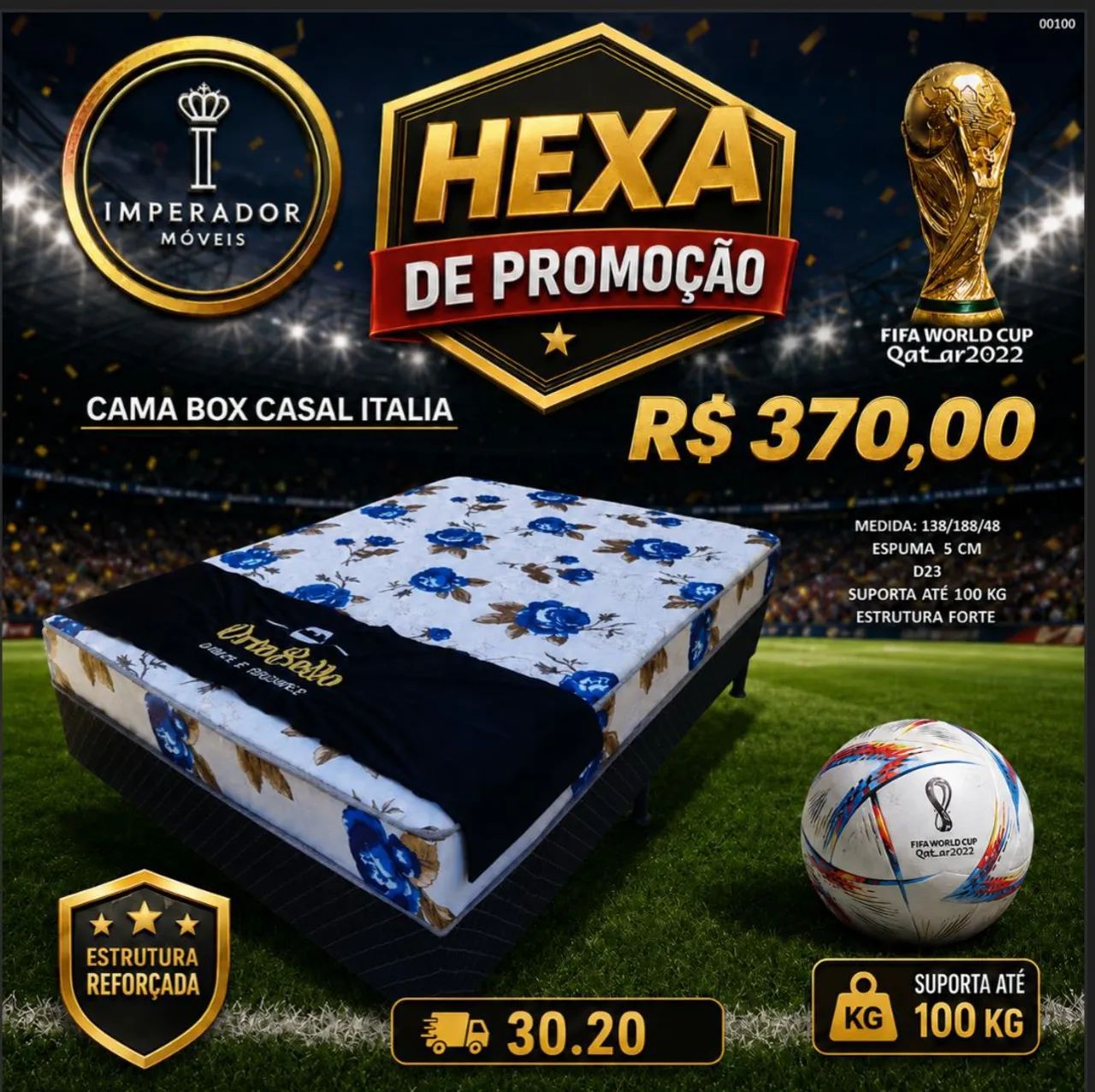 Cama Box Casal Itália 