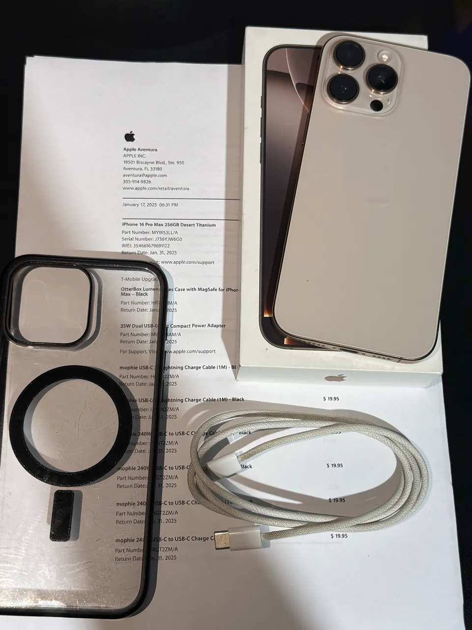 IPhone 16 Pro Max 256GB - 93% bateria - perfeito estado