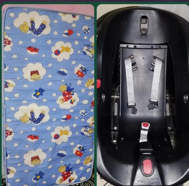 Colchão infantil e Bebê conforto