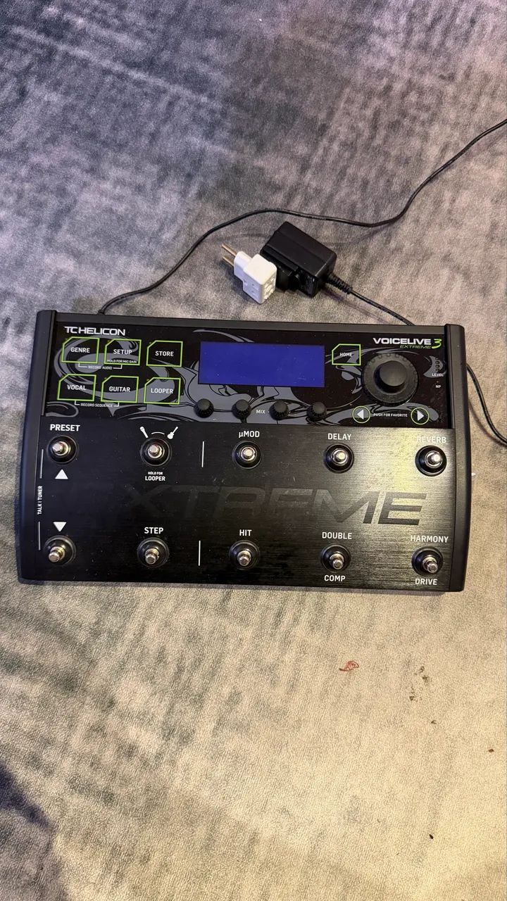 Pedaleira de voz TC helicon voicelive 3 extreme - Instrumentos