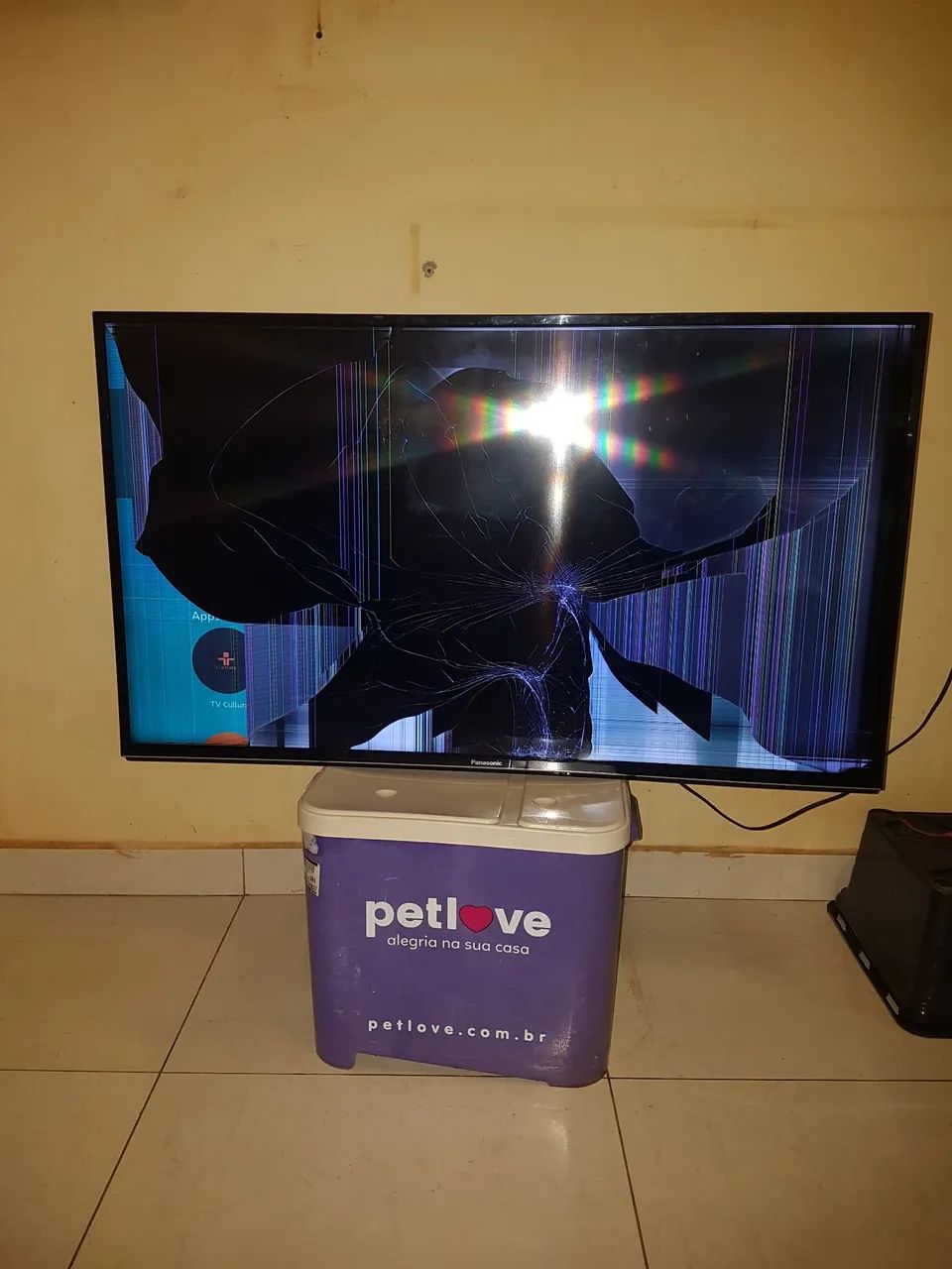 TV para retirar peças 