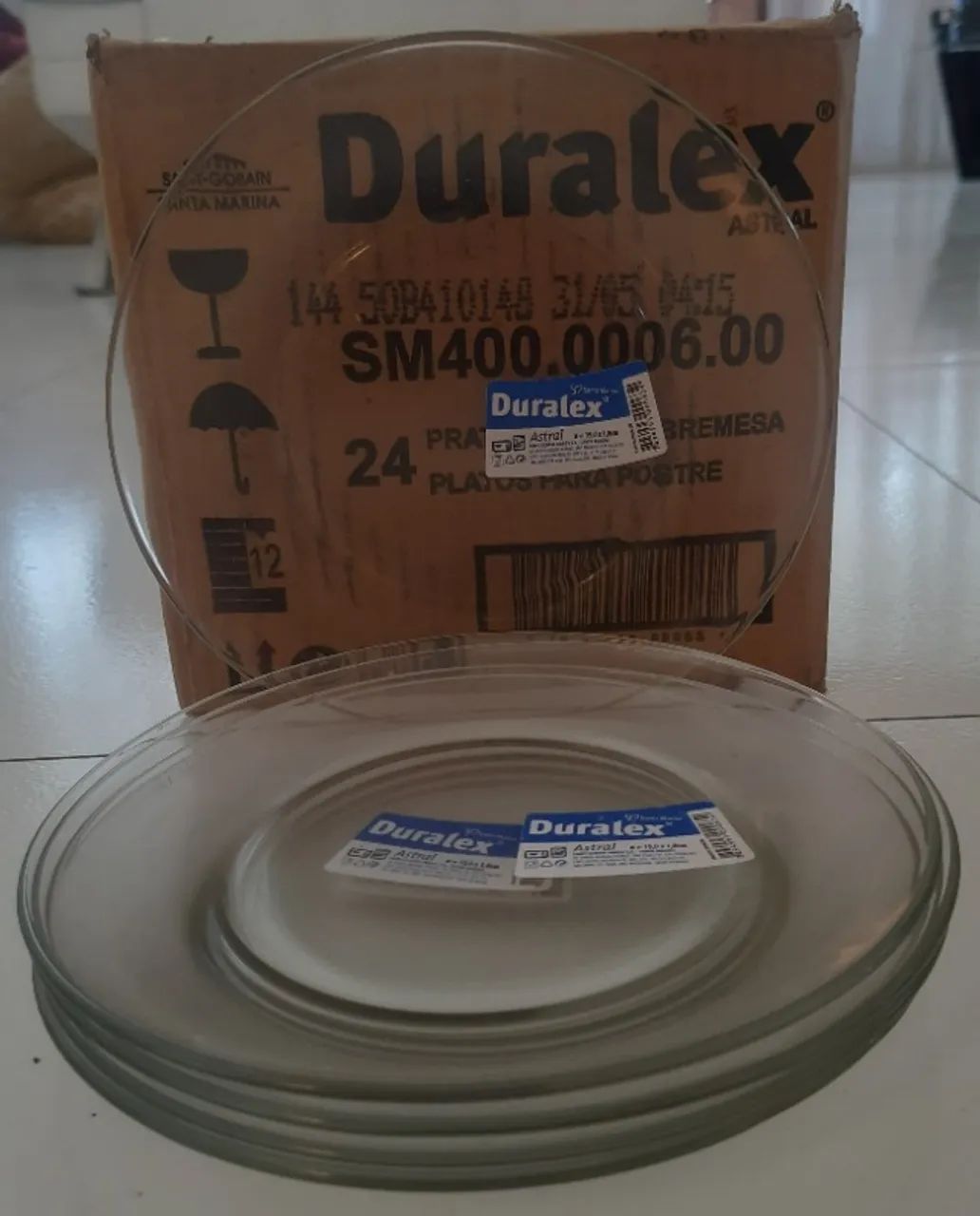 Conjunto De Pratos Sobremesa Duralex Astral 24 Peças - Foto 2