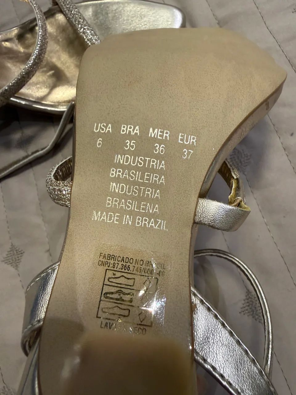 Tamanco dourado  - Foto 2