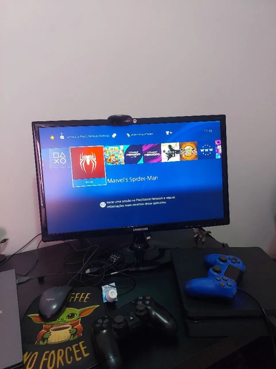 PS4 FAT. 1TB. Dois jogos originais e quatro na memória - Foto 4