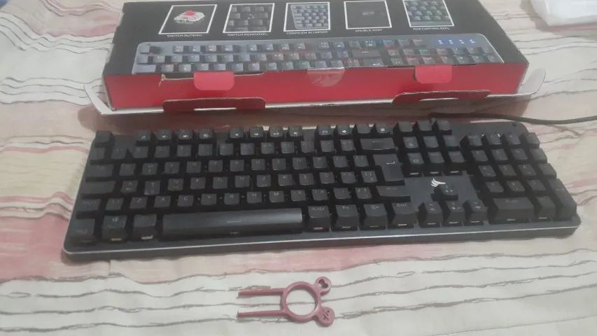 Teclado Gamer 100% Mecanico Anti Ghost - Foto 3