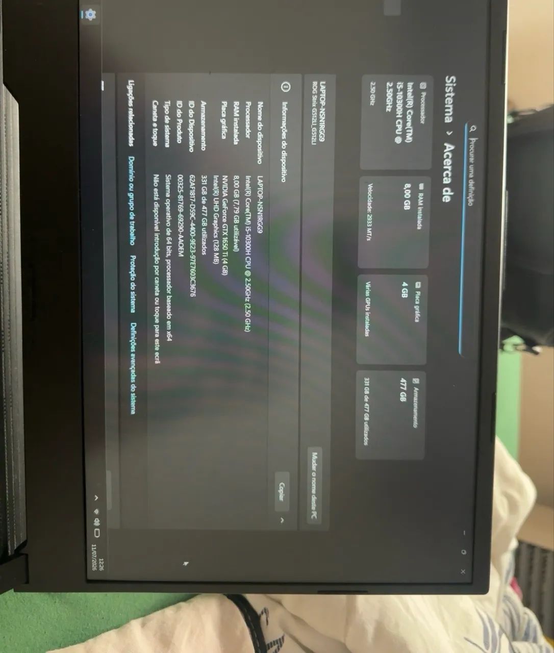 Asus rogstix g15 - Foto 3