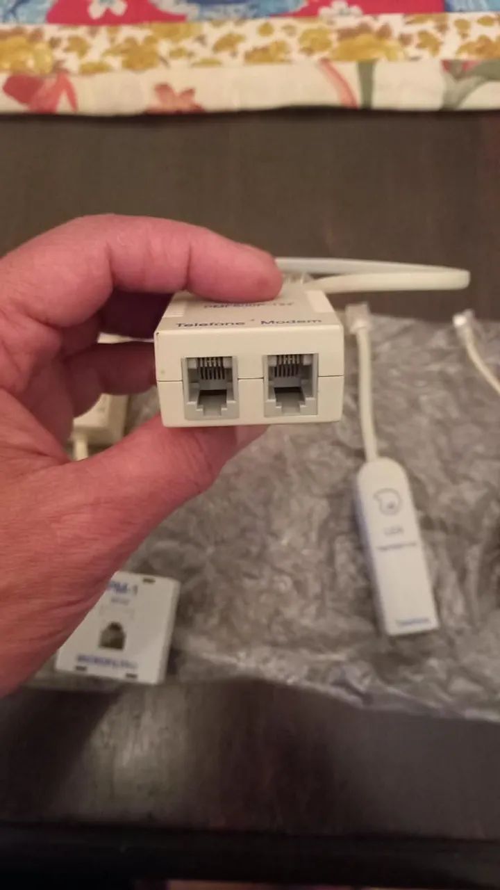 Adaptador modem+telefone - Foto 2