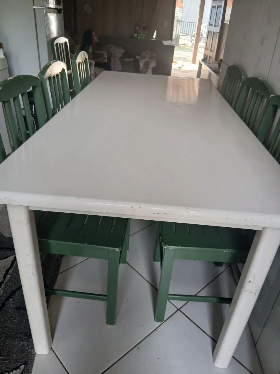 Mesa  de 2 metros madeira de boa qualidade - Foto 2
