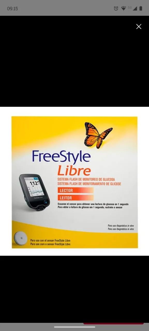 Leitor do freestyle libre 1 usado