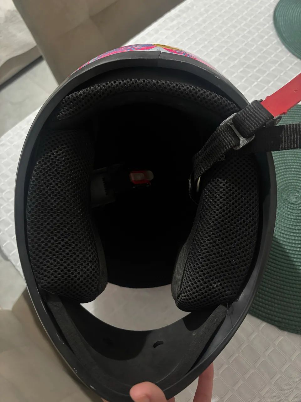 capacete estampado tamanho 55 - Foto 2