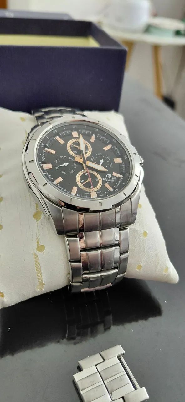 Relógio Masculino de pulso seminovo Casio Edifice 3745 original  - Foto 2