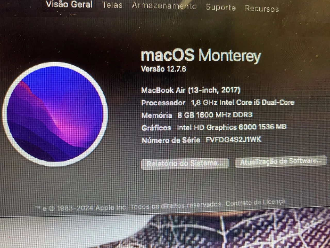 MACBOOK AIR 13? APPLE 2017 ? INTEL CORE i5, 8 GB RAM, SSD 128 GB  - Foto 3