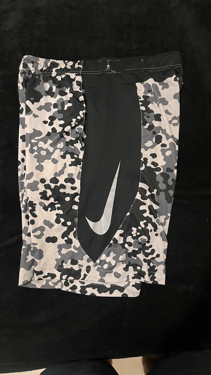 short nike camuflado cinza m - Foto 3