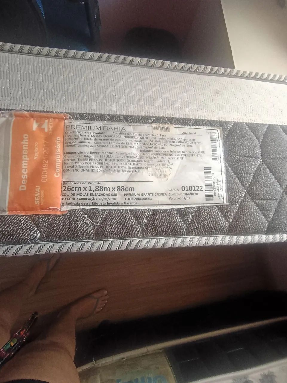 Cama box solteiro+, colchão - Foto 3