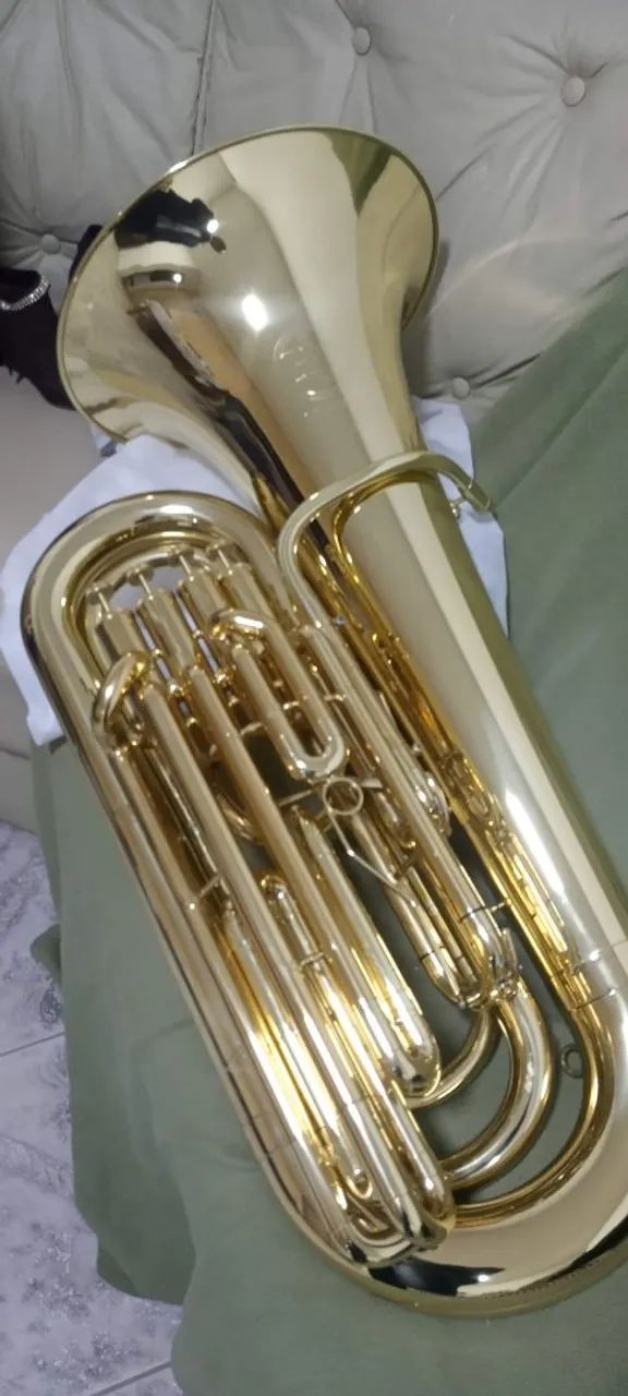 Tuba Hstb4 Si bemol 4 pisto - Foto 2