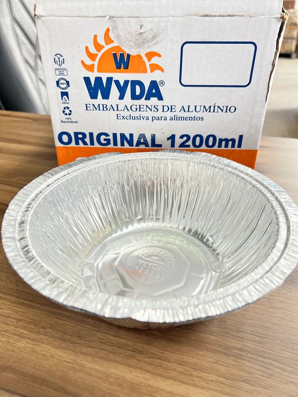 Marmitex alumínio Wyda 850ml e 1200ml - Foto 2