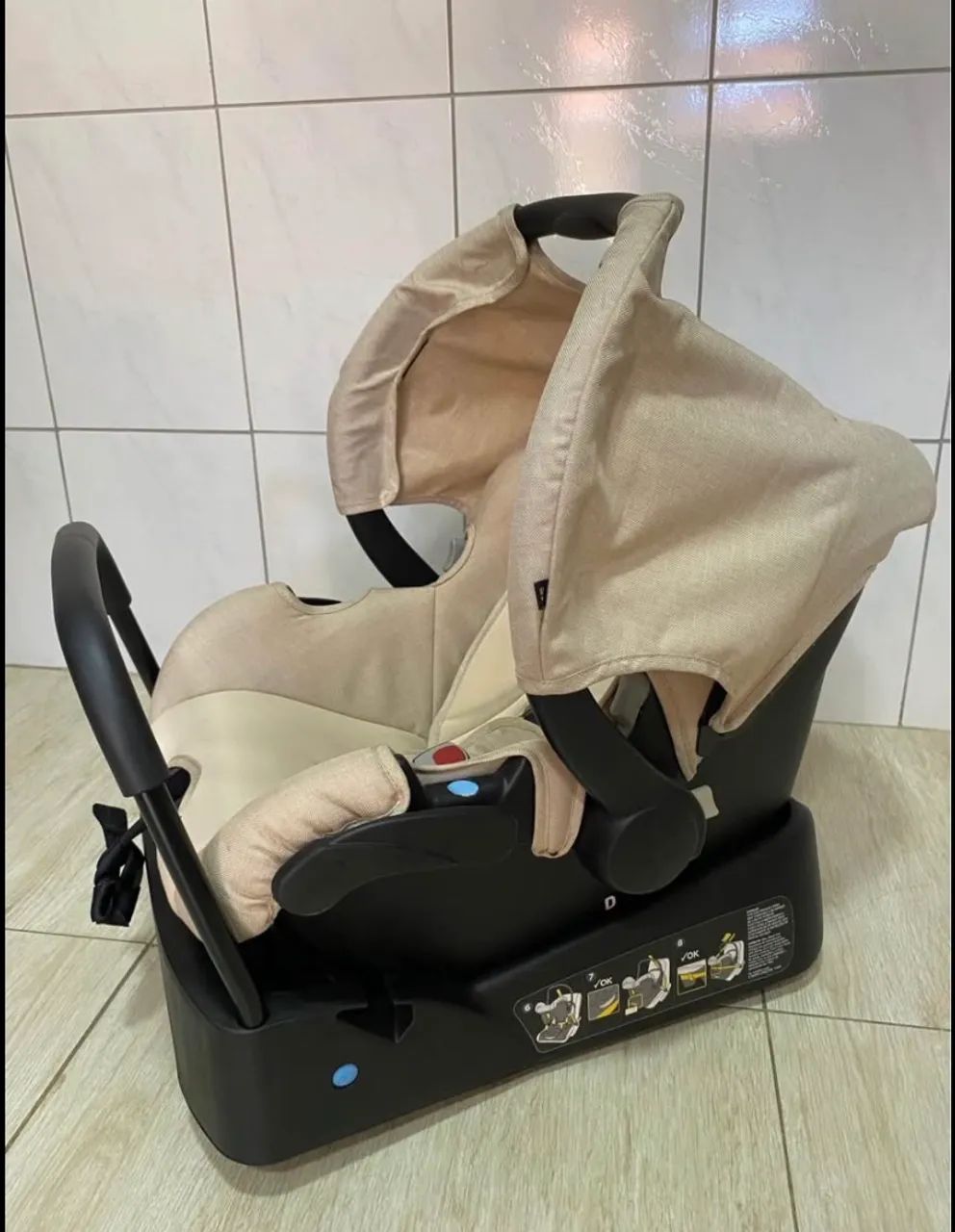 Carrinho + bebê conforto Safety  - Foto 3