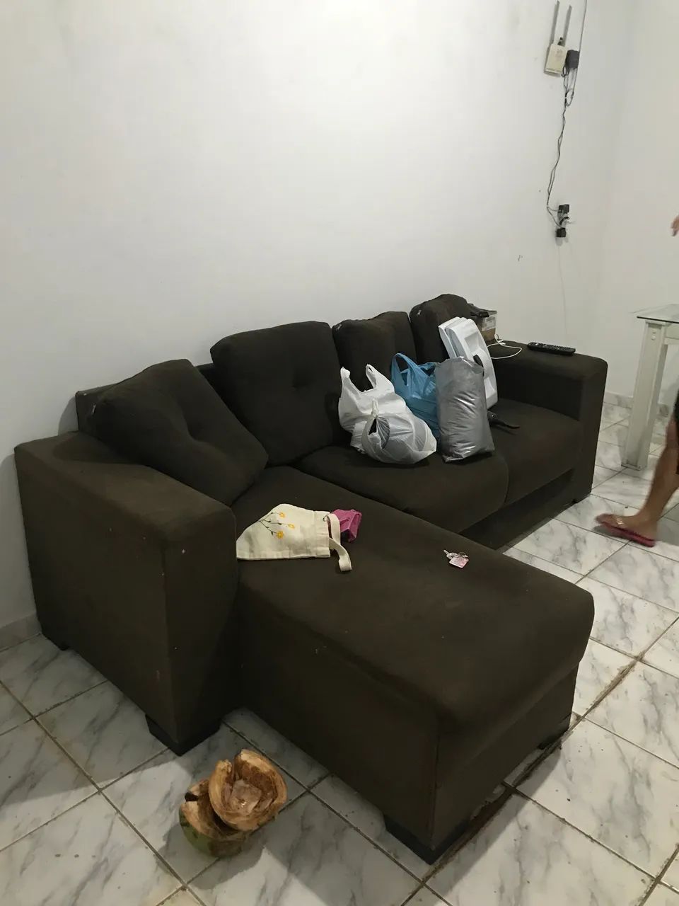 Vendo sofá tipo L conservado 