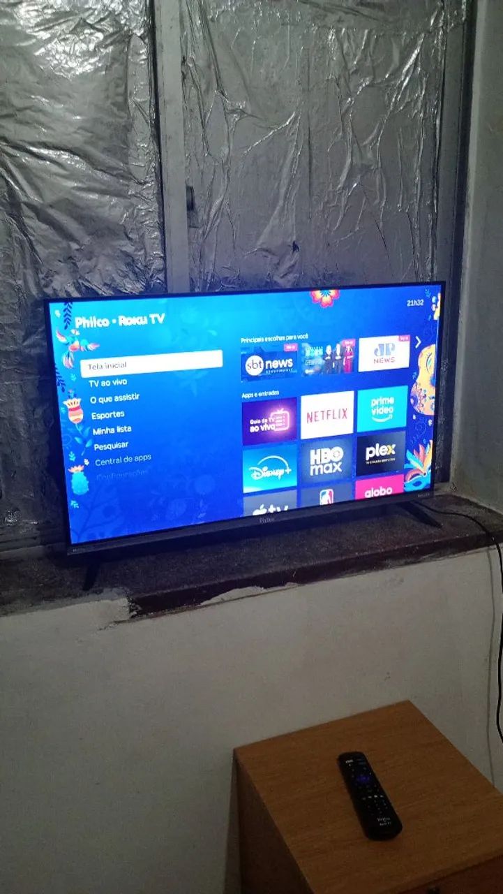 TV PHILCO 32 polegadas Roku tv C/Nota fiscal ZAP