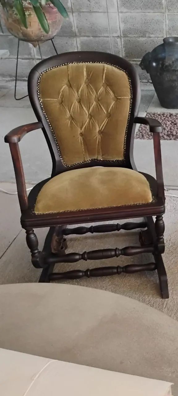 Poltrona de balanço antiga - Foto 2